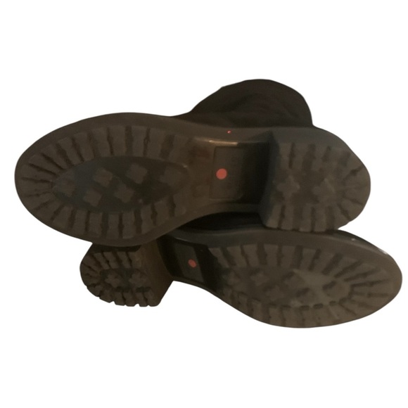 Blondo Waterproof Tall Suede Faux Fur Trim 100% Wool Lining Block H2” Black 8.5 - Picture 7 of 9